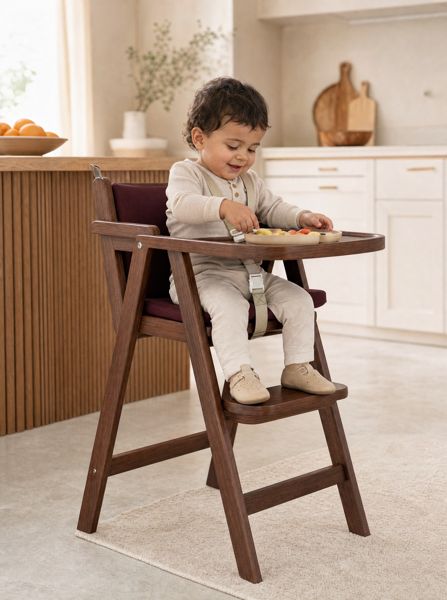 chaise NIDOU-Foncé noyer — Bientôt disponible
